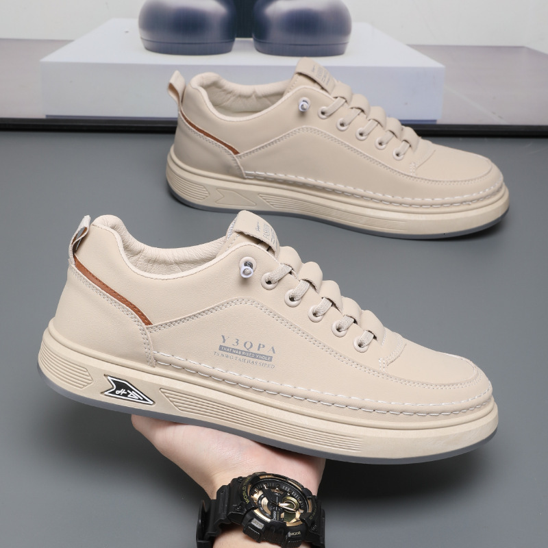 2025 Four Seasons New Designer Original Lightweight Breathable Little White Shoes Men s Multi Functional And Versatile Black White Beige Casual Board 