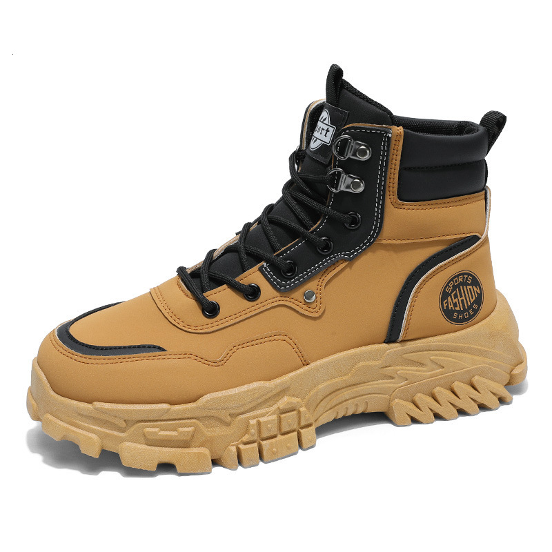 2025 Four Seasons Designer New Men s Shoes High Top Outdoor Leisure Hiking Running New Trend Versatile Thick Bottom Sports Multi Functional Martin Boo