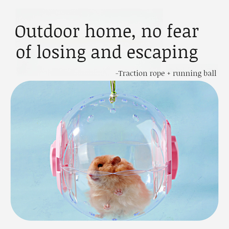 Hamster Running Ball Crystal Toys Breathable NonSnagging Foot Roller