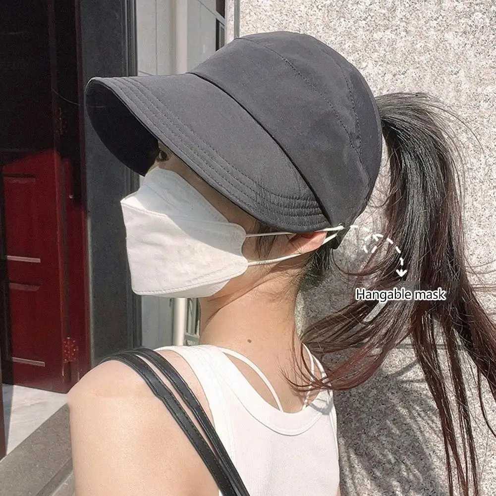 UV Protective Hat No Makeup UFP 50+Fisherman Brim Adjustable Sun Summer Portable Hat C Protective Hat Foldable Sun H6O2XJ250304