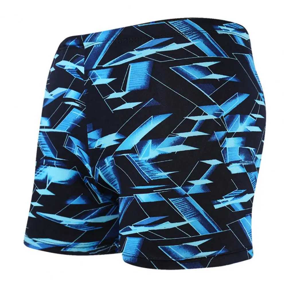 Men Boxer Shorts Men Trunks Colorful Print Quick Dry Slim Fit Swimming Trunks for Beach Mens Underwear Boxers For MaleT250304