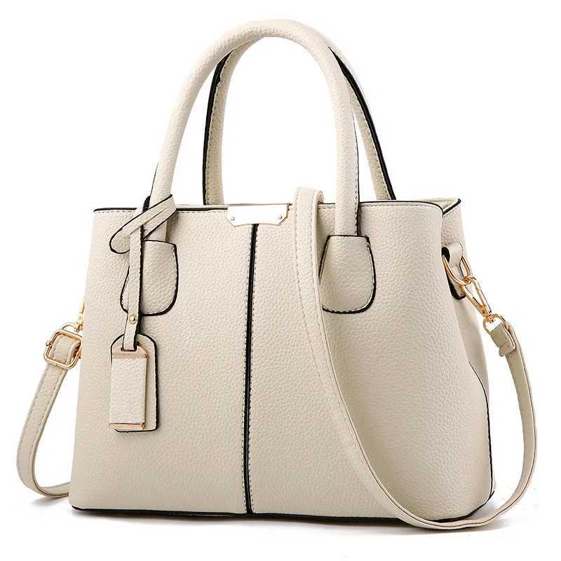 Womens PU leather handbag womens large handbag womens square shoulder bag Z250303