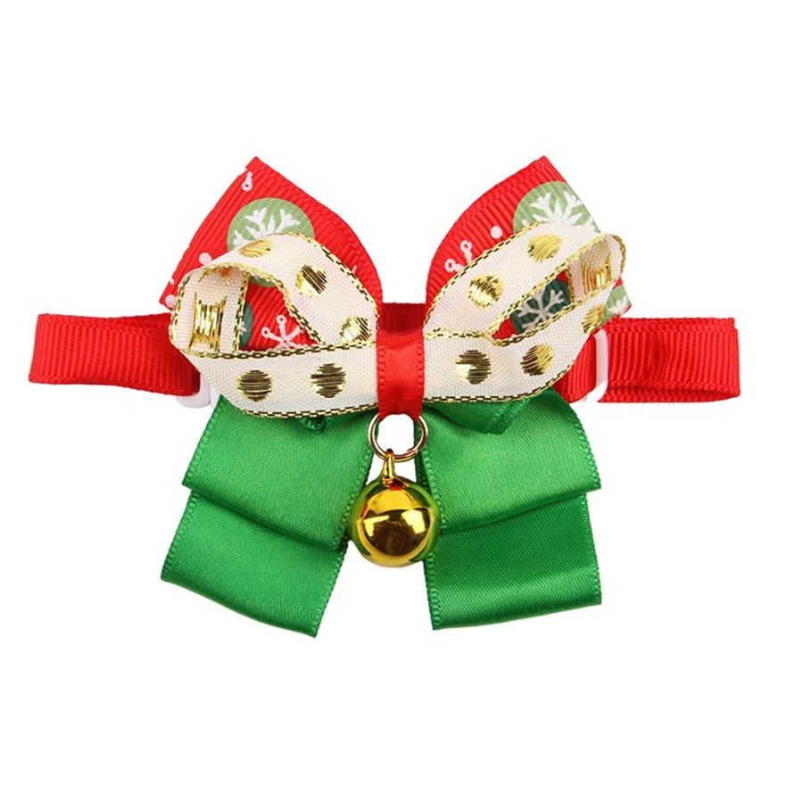 1pcs new Christmas pet scarf hat set, funny and cute cat Christmas dog set