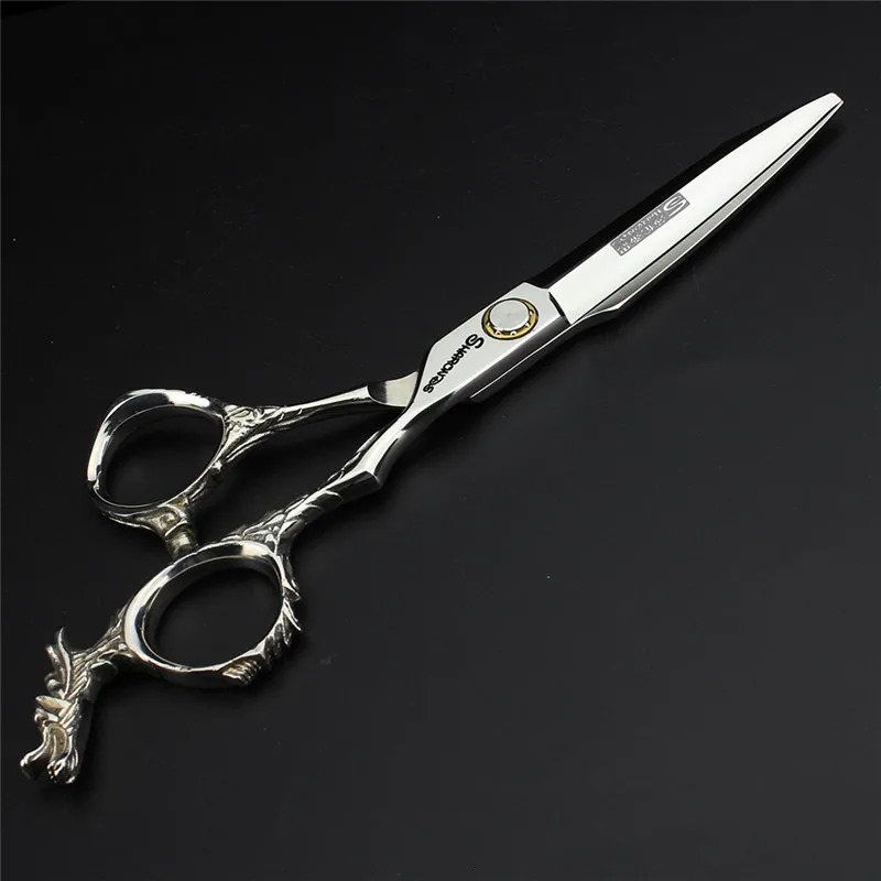 Professional hair stylist hair cutting 6 inch 440C hairdressing scissors Japanese craft bearing dragon thinning set 250304