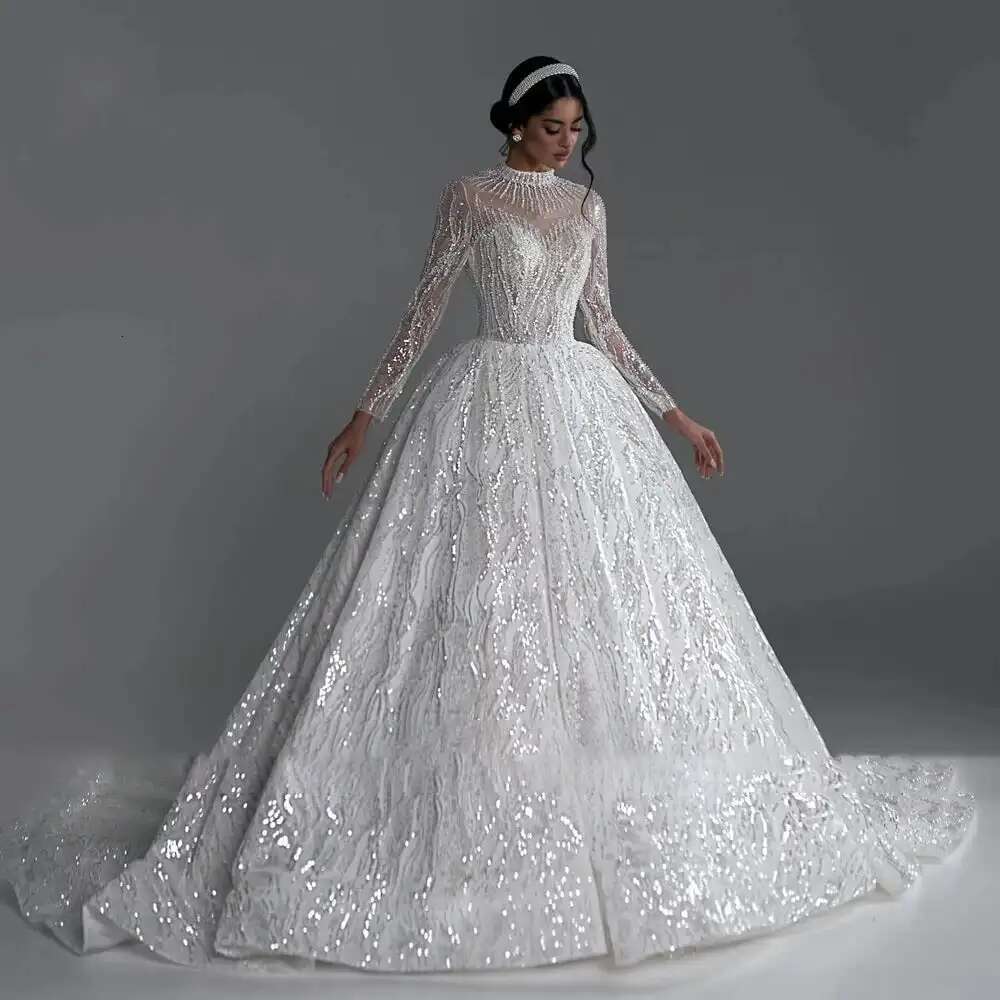 of long sleeves appliques lace pearls a ha wedding dress button back custom chapel dresses novia
