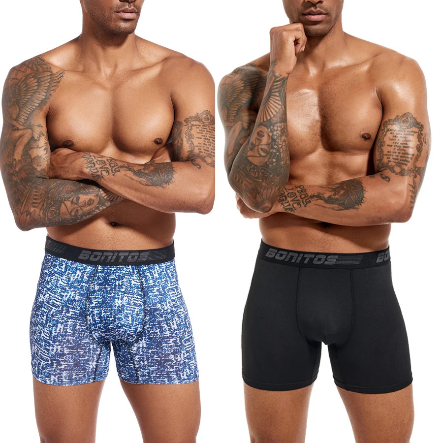 5pcs Pack 2025 Men Panties Polyester Underwear Male Boxer And Underpants For Homme Lot Set Sexy Shorts Gift Slip 250303