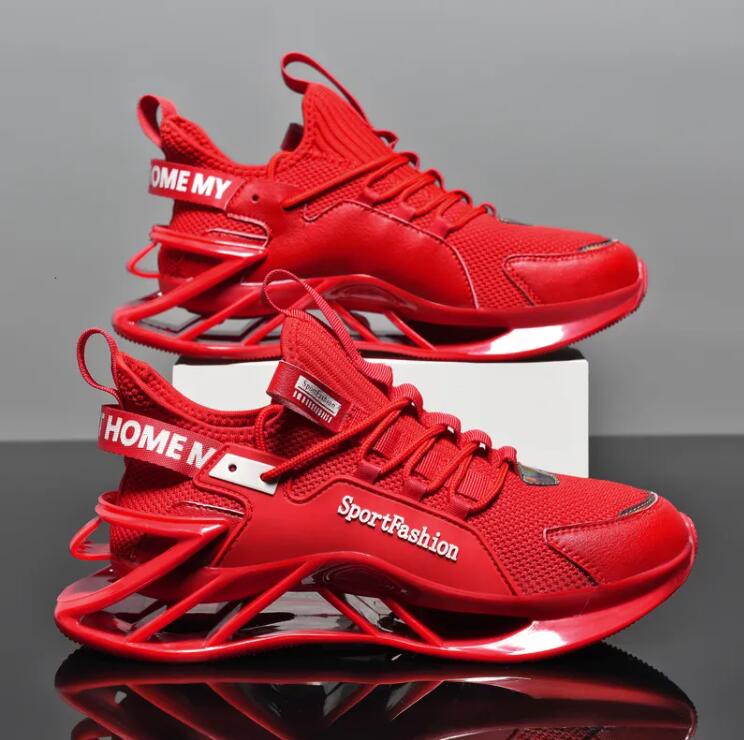 Mens basketball sneaker Shoes Sports Shoes Mens New Breathable Mens Ultra-Light Shock-Absorbing Running Shoes Mesh Casual Shoes Z 3.4-2