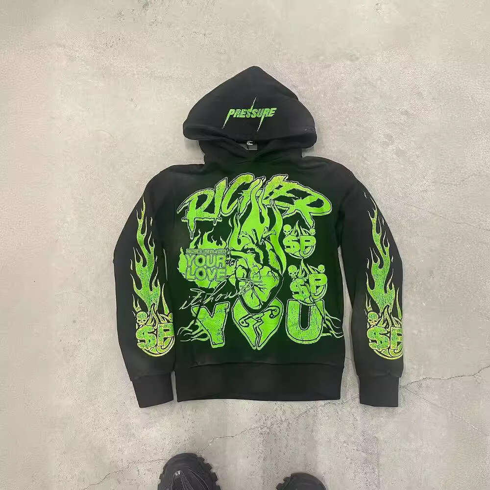 American 3D printed pullover, Harajuku Y2Kstreetwear, high street hoodie, sweatshirt