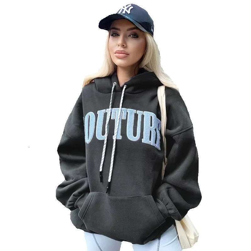Wholesale 2022 New Fashion INS Women's Hoodies Loose Sleeveless Casual Sweatshirts