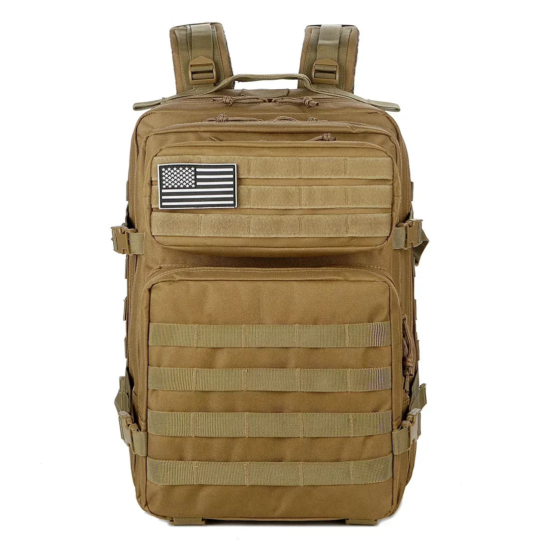 Ship from US 45L Tactical Backpack Men Hunting Trekking Rucksack School daypack camping equipment back pack bag for women Outdoor Bags 250304FBB