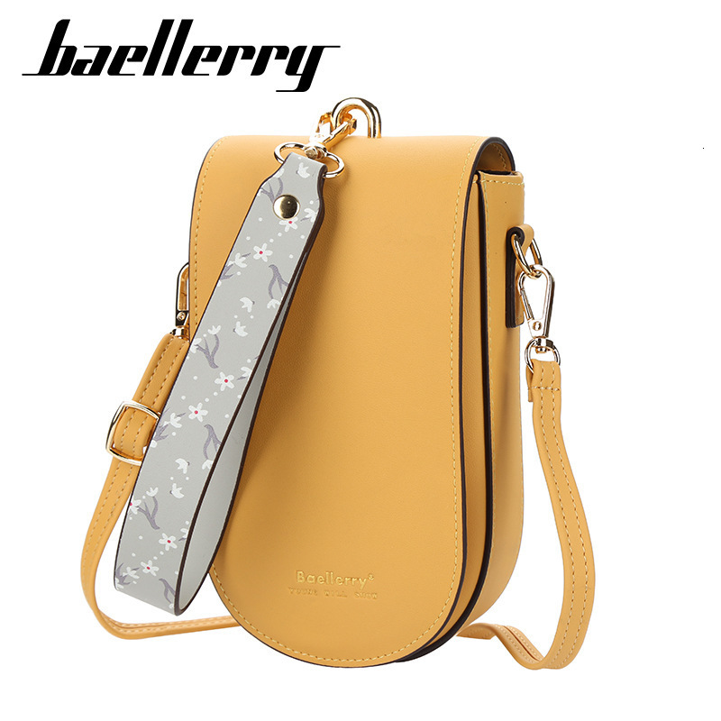 Ladies Wallet Baeellerry Korean Edition Multi Card Handbag Fashion Solid Color Single Shoulder Diagonal Cross Phone Bag 250304