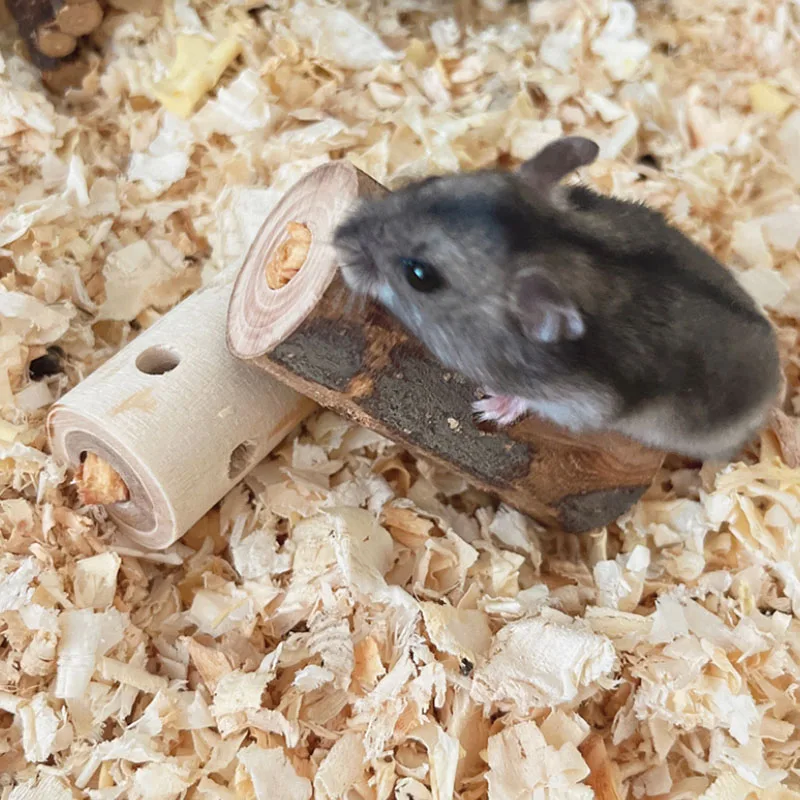 Natural Pet Toy Grinding Cleaning Chew Toy Small Pets Toys For Hamster Rabbit Grinding Products Made of Apple Tree Wood