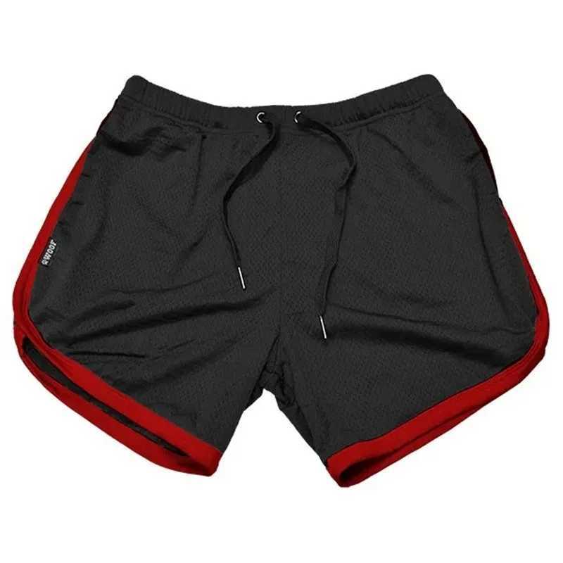 2024 Mens Sports Gym Athletic Shorts Middle Trousers Elastic Band Sports Man Middle Soft Cotton Blend RunningT250304