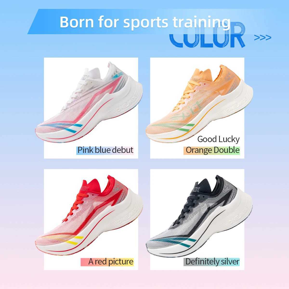 ONEMIX 2025 New Carbon Plate Marathon Running Shoe Pro Tests Stable port For Shock-absorbing tralight Bounce Sneakers Z250304