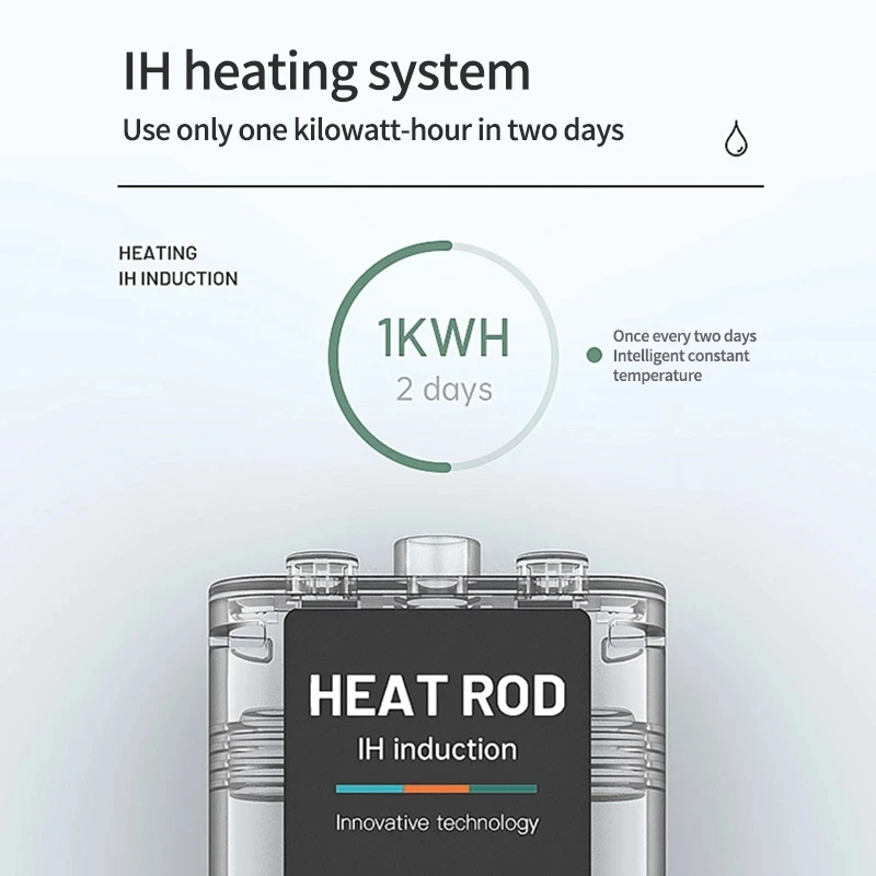 Aquarium Submersible Heater Fish Tank LCD Display Adjustable Water Heating Rod Constant Auto Temperature