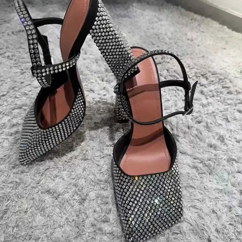 Wan 2024 Trend Rhine Sandals Wen Platform Elegant Sandal Fem Summer Sandles Bridal Shoes Open Toe Sandalis Z250304