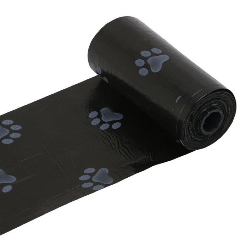 5pcs/set Pet Dog Disposable Poop Bag Zero Waste Dog Pooper Bags Dispenser Pets Biodegradable Products For Dogs Litter Poop Bags