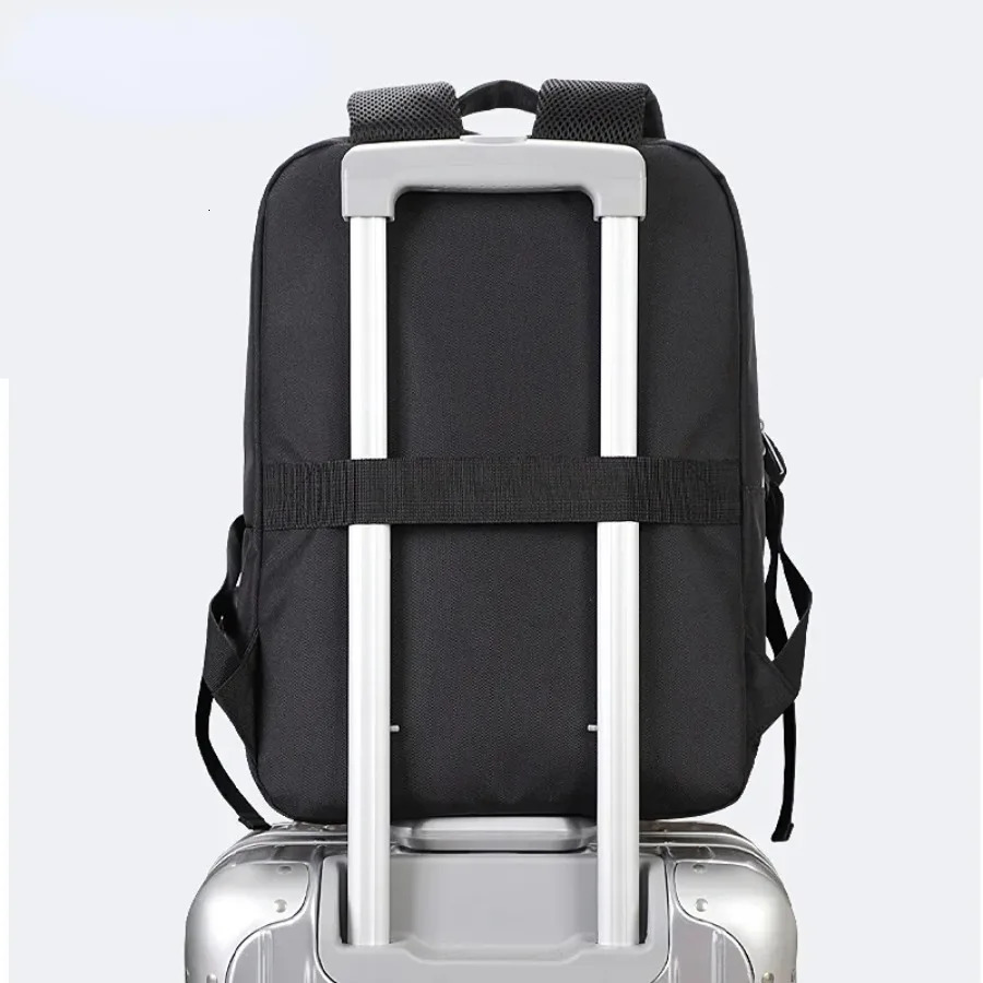 Ship from US Men 156 Inch Laptop Backpack Business Travel Waterproof Shoulder Bag Large Capacity School For Teenager 250304FBB