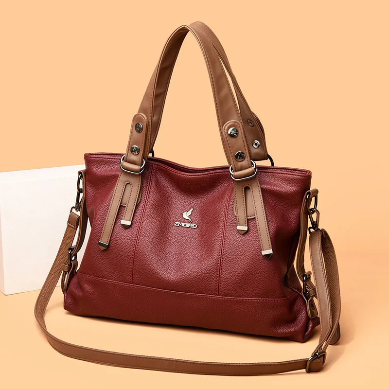 Large Capacity High Quality ner Handbags Soft Leather Ladies Shoulder Crossbody Bags for Women y 250303