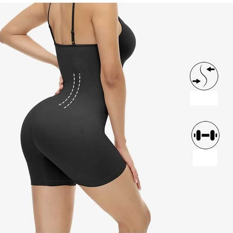 Upgrade Fabric Bodysuit Shapers Spandex Compress Elastic Body Shaper Suits Open Crotch Compression Smooth ShapewearXJ250304