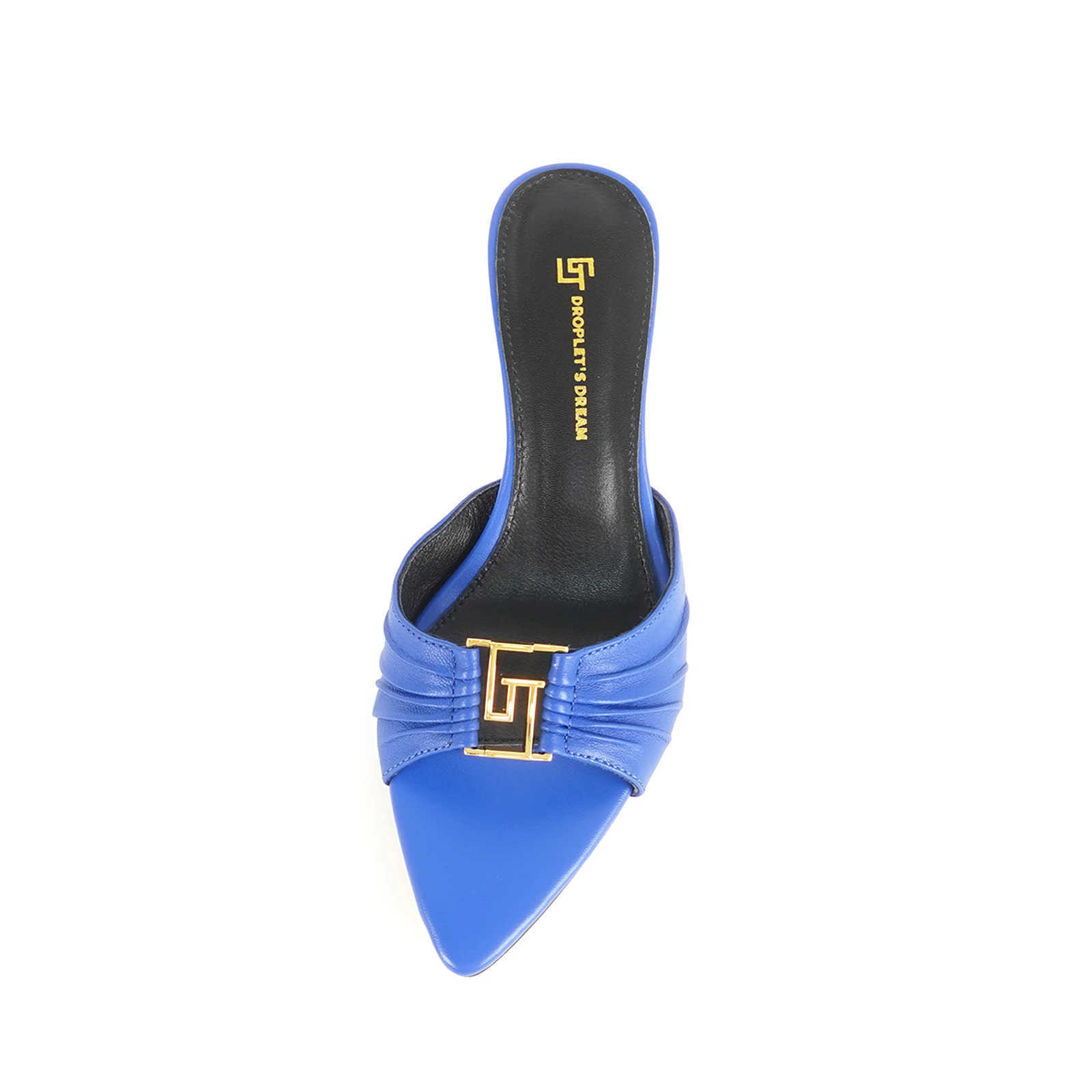 Large size wens slippers 2024 summer new fiable high h luxurious leather party shoes 7cm wens high h Z250304