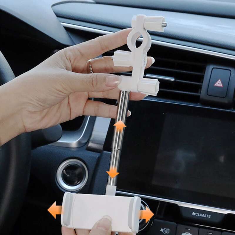 1PCS Universal 360 Degrees Rotating Car Rearview Mirror Mount GPS Phone Holder Adjustable Support