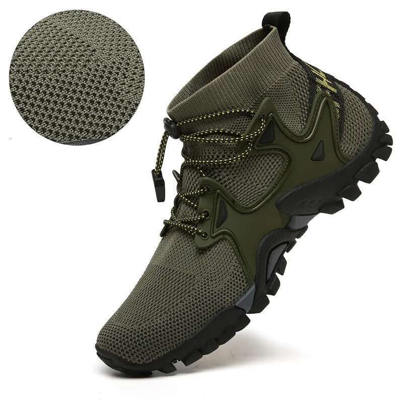 Summer Casual Mesh Breathable Sneakers Outdoor Slip-On Lightweight Men's Wading Shoes Hot Sale