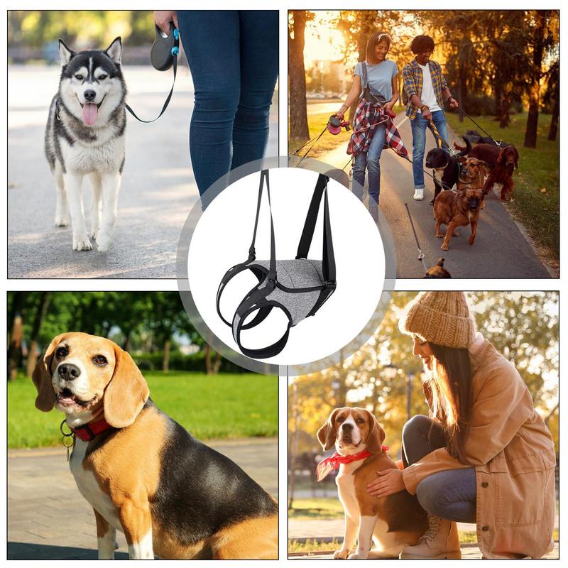 Dog Lift Harness for Large Dogs Soft Padded Adjustable Dog Back Leg Sling for Old Disabled Joint Injuries Pet Rear Leg Support