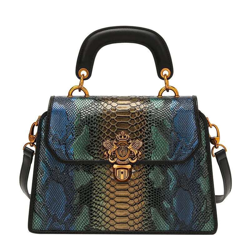 Light Brand Women's Handbag Spring/Summer New Designer High Quality Shoulder Contrast Color Crossbody Bag Square