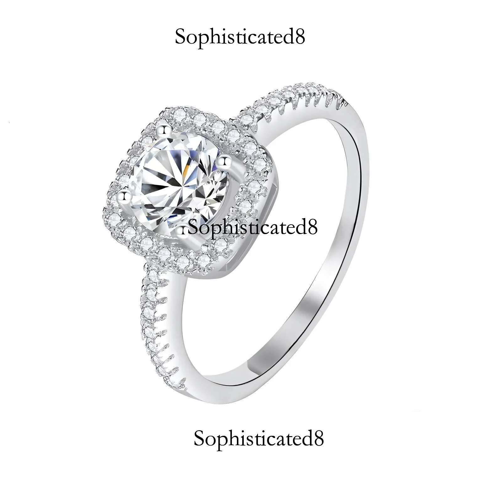 100% Genuine Certified PT950 Platinum Rings 1 Dia Moissanite Ring for Women Anillos Mujer Jewelry Mossinate