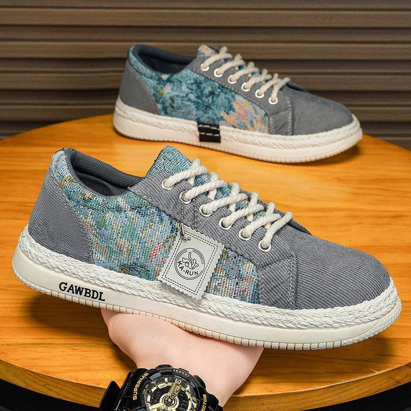 Men's Spring 2025 New Designer Shoes Breathable And Odorous Board Men's High Quality Canvas Lightweight And Comfortable Soft Bottom Low Cut 