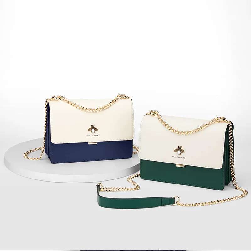 Fashionable Women's Shoulder Bag, Cowhide, Casual High-End Handbag, Personalized Makeup Bag