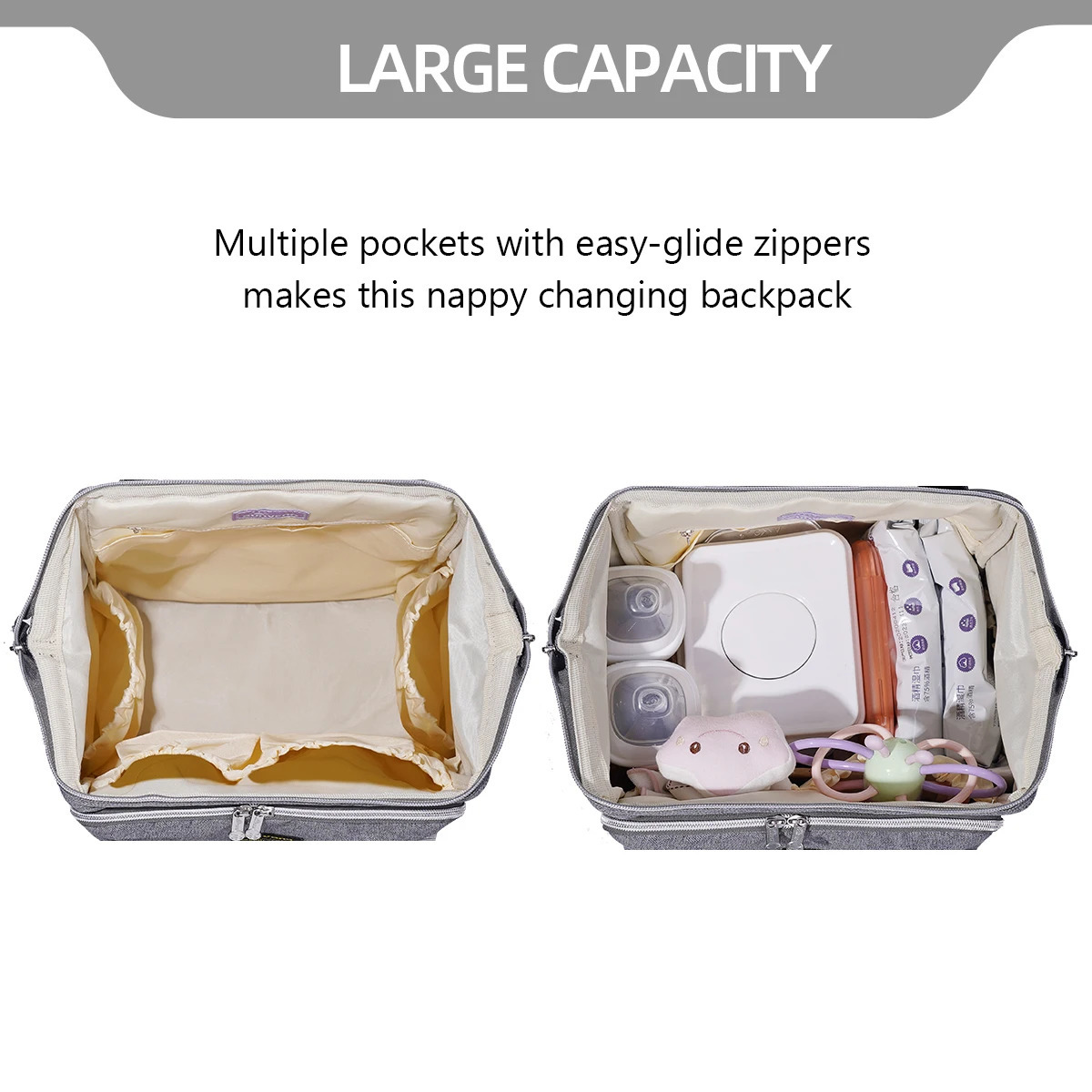 Next Stylish Upgrade Diaper Bag Backpack Multifunction Travel Backpack Maternity Baby Changing Bags 20L Large Capacity 250304