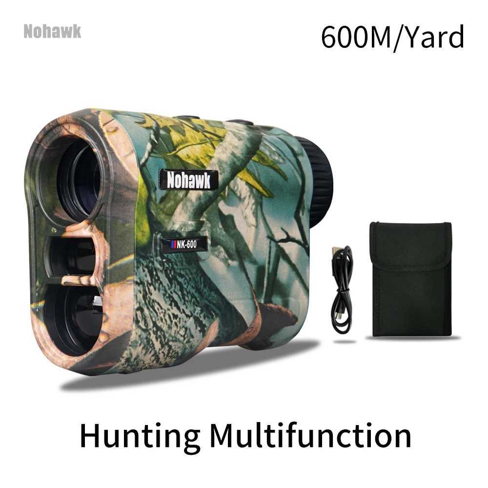 Nohawk 600M 1000Y Golf Laser Rangefinder for Hunting Range Finder With Slope Compensation for Golfer Monoculars Distance Meter X250304