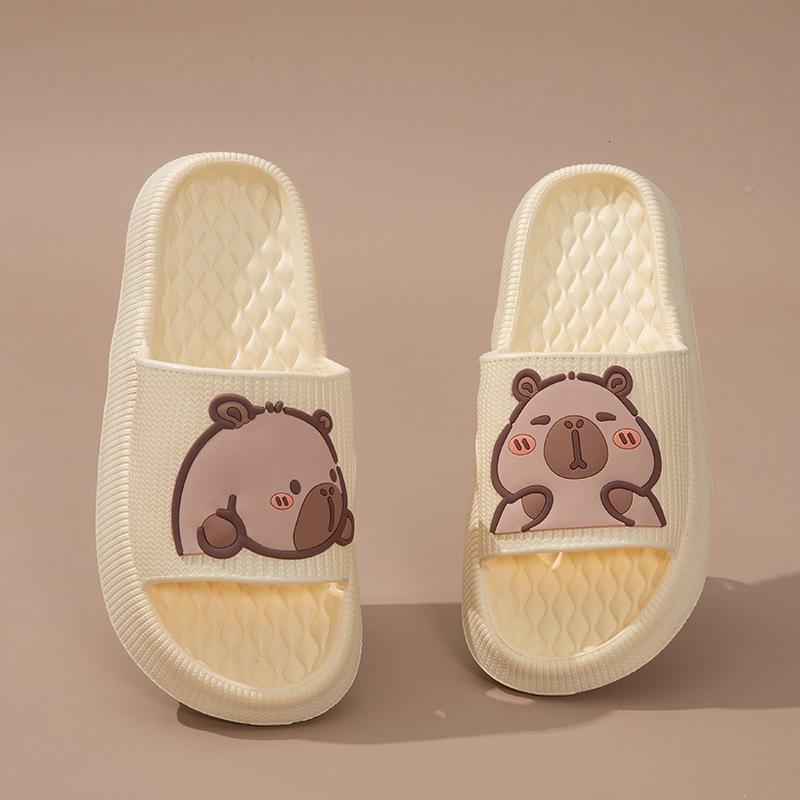 EVA cool slippers for men and women, summer new style, couple fashion, home cute slippers, capybara outdoor wear designer sandals