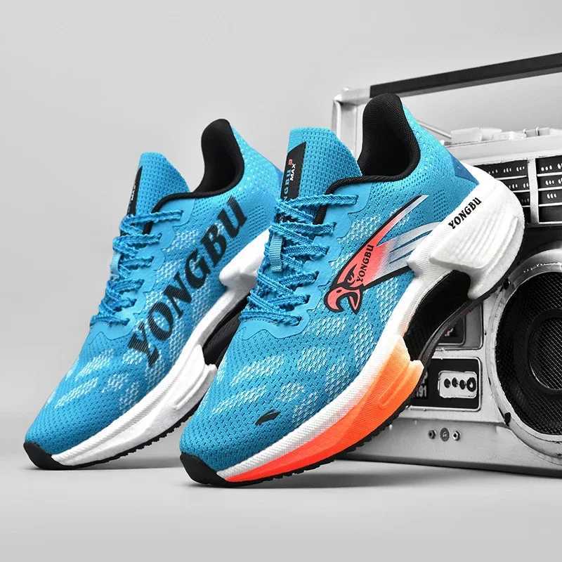 Unisex Sneakers Mesh Breathable Flat Cfortable Casual Tennis Shoes Lace-up Cushioning Marathon Jogging Shoes for Men Wen Z250304