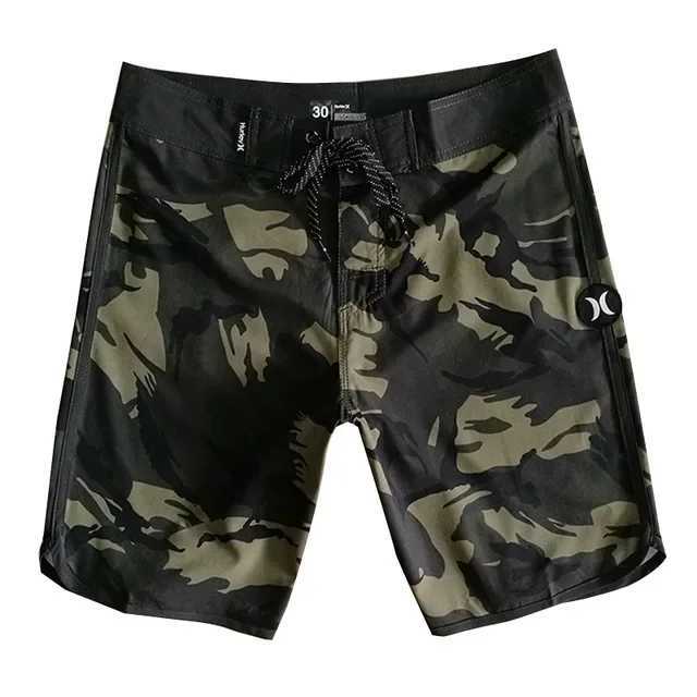 Elastic Quick Drying Fitness Training Muscle Men Beach Shorts Stripe Pattern Competition Surfing Printed Design Men M250304