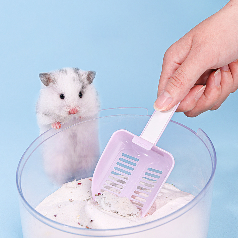 Resin Hamster Cleaning Tool, Excrement Small Scoop, Dragon Cat, Bear, Flower Branch, Rat Urine Toilet, Bathing Sand Shovel