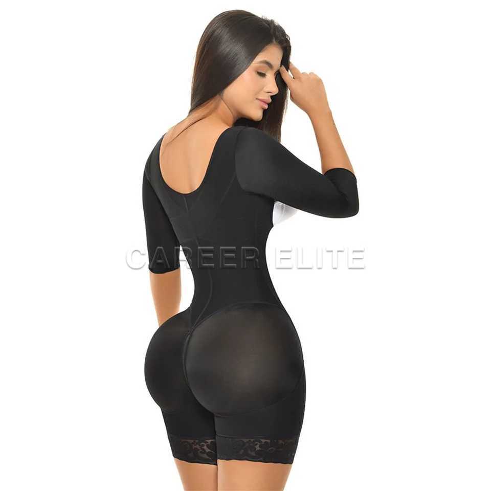 Seamless Shapewear Body Shaper with Sves Modeling Postsurgical Fajas Colombianas Bodysuit Pore Correcting Shaping CorsetXJ250304