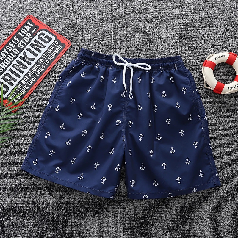 Fashionable mens beach shorts highquality surfing casual comfortable running breathable mesh lining 250224