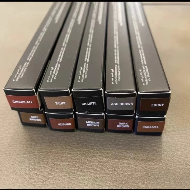 Ultra-fine Anasta ABH Double Brow Pencil Waterproof Perspirant Resistant and Durable Double Head Spiral Eyebrow Brush Wholesale 250222