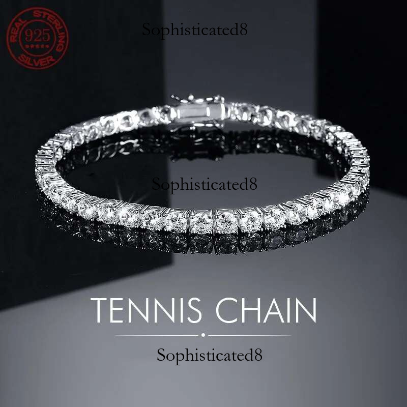 Factory price sier plated gold 4A grade Zircon tennis bracelet for men and women fashion personality exquisite jewelry