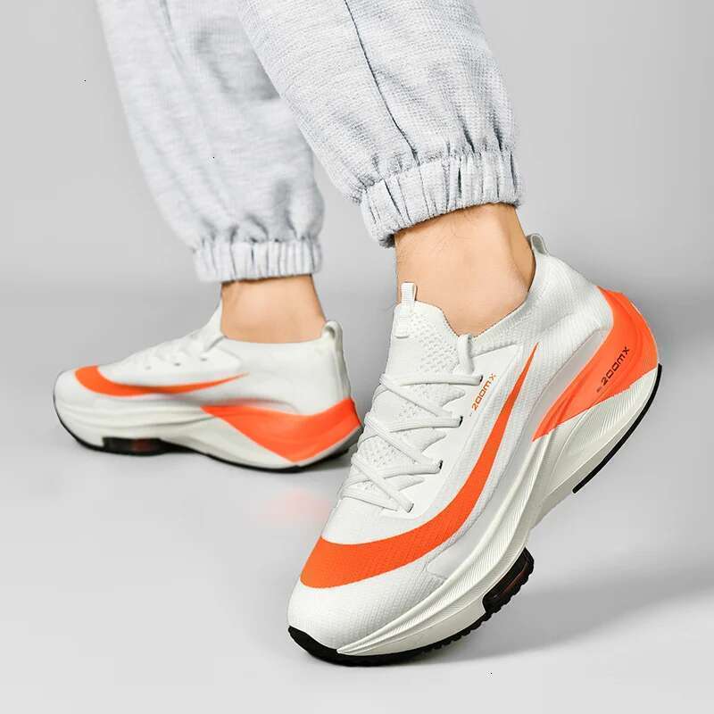 Carbon Plate Marathon Men Sports Running S hoes Air Cushion Breathable Lightweight Comfortable Women Athletic Training Foot wear