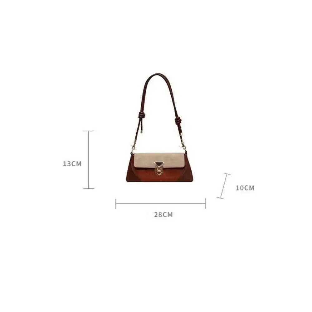 New Soft Underarm Shoudler Bags PU Retro Style Crossbody Bags Tote Purses for Women Y250303