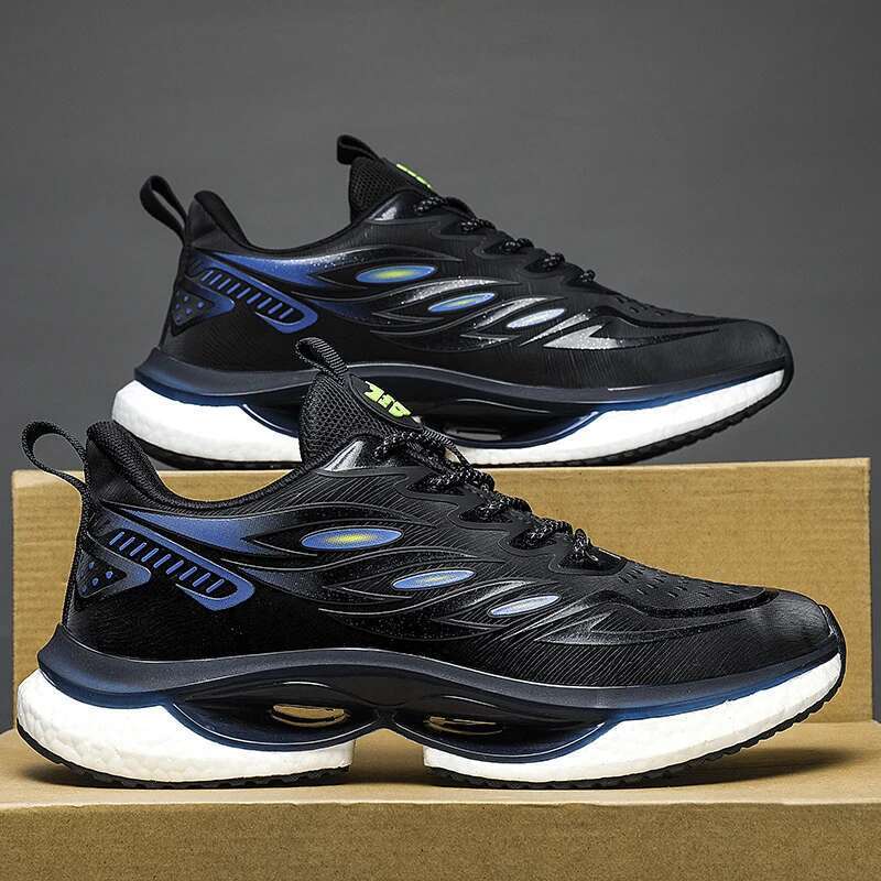 Men's Casual Sports Mesh Breathable Fashionable Lace up Running Shoes Walking Daily Sneakers Jogging Training Footwear
