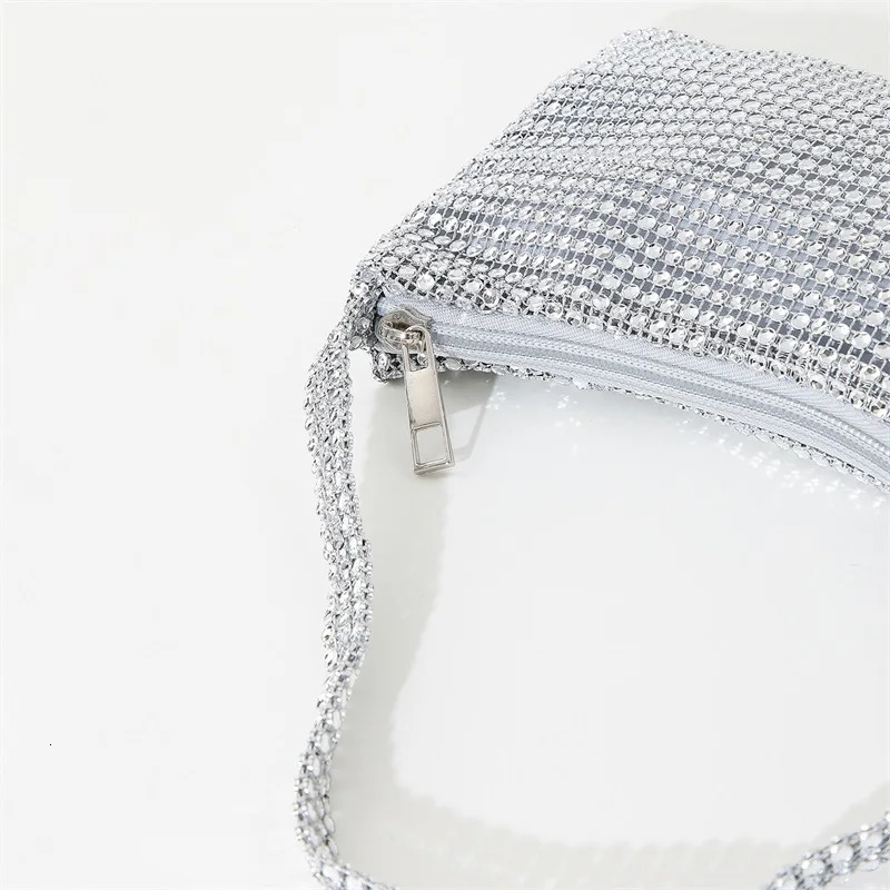 Elegant Crystal Clutch Bag Sparkling Handbag Sparkling Water Diamond Evening Wallet Sparkling Diamond Shoulder Bag 250228