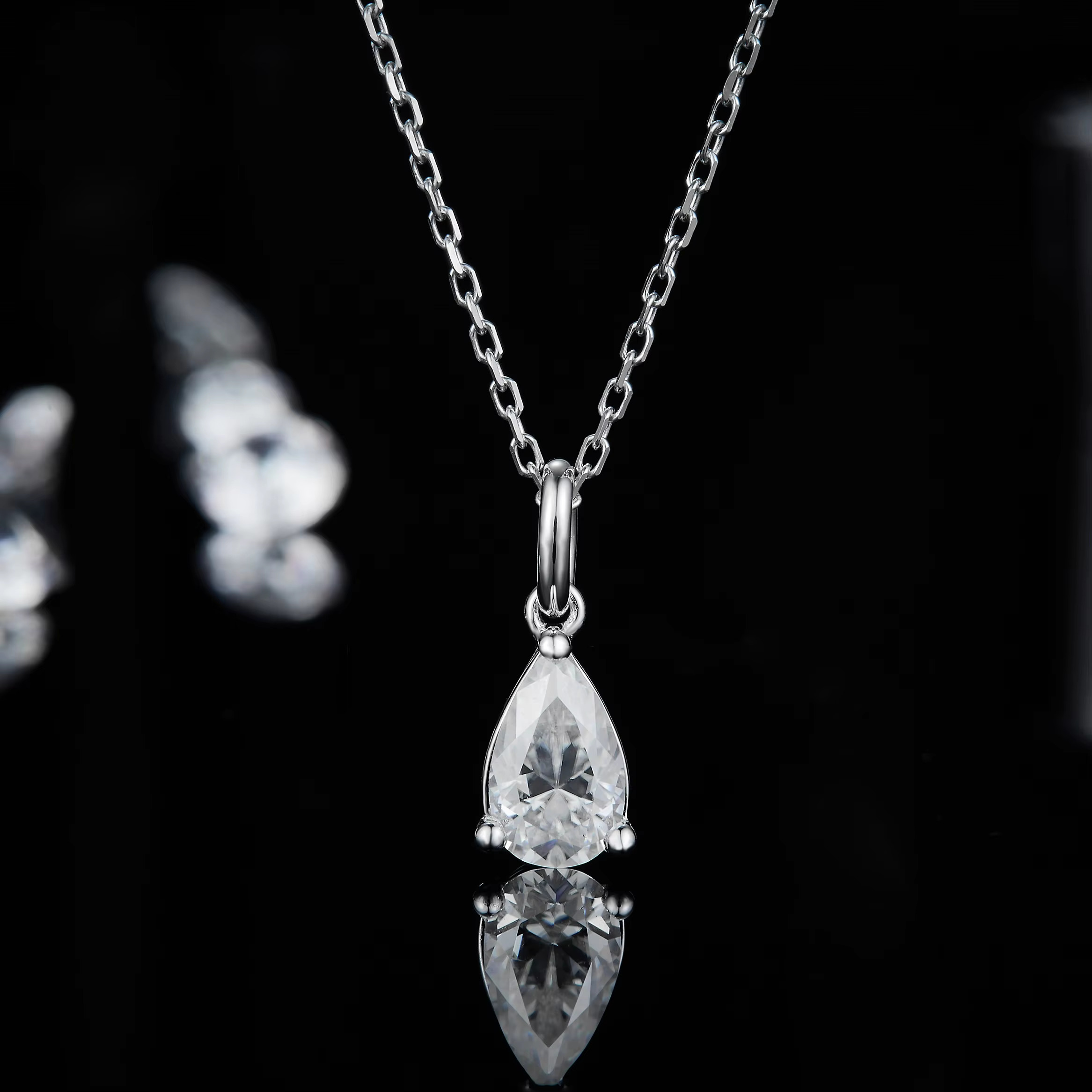 Custom Moissanite Pendant Necklaces Gold Cheap Sier Necklace for Women Jewelry That Passe the Dia Tester