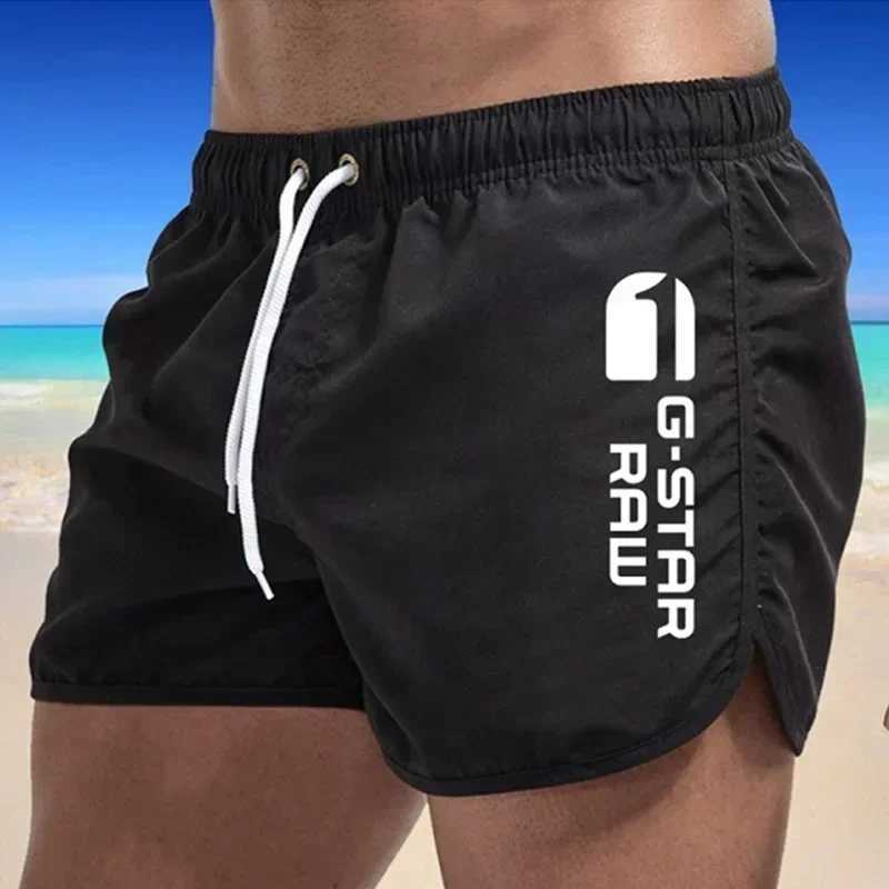 Mens Shorts Swimwear Man Swimsuit Swimming Trunks Sexy Beach Shorts Surf Board Male Summer Breathable Clothing Pants (9colors)T250304