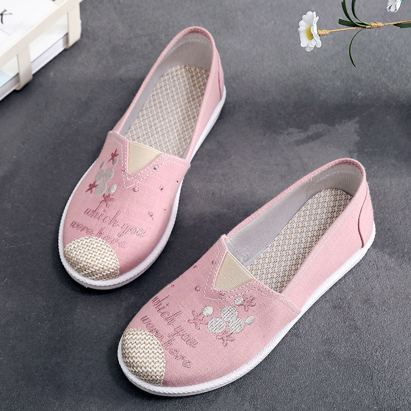 2025 New Women's Soft soled Flat Shoes Lightweight and Casual Designer Multi functional Breathable Fisherman Canvas Shoes Trendy Casual Shoes