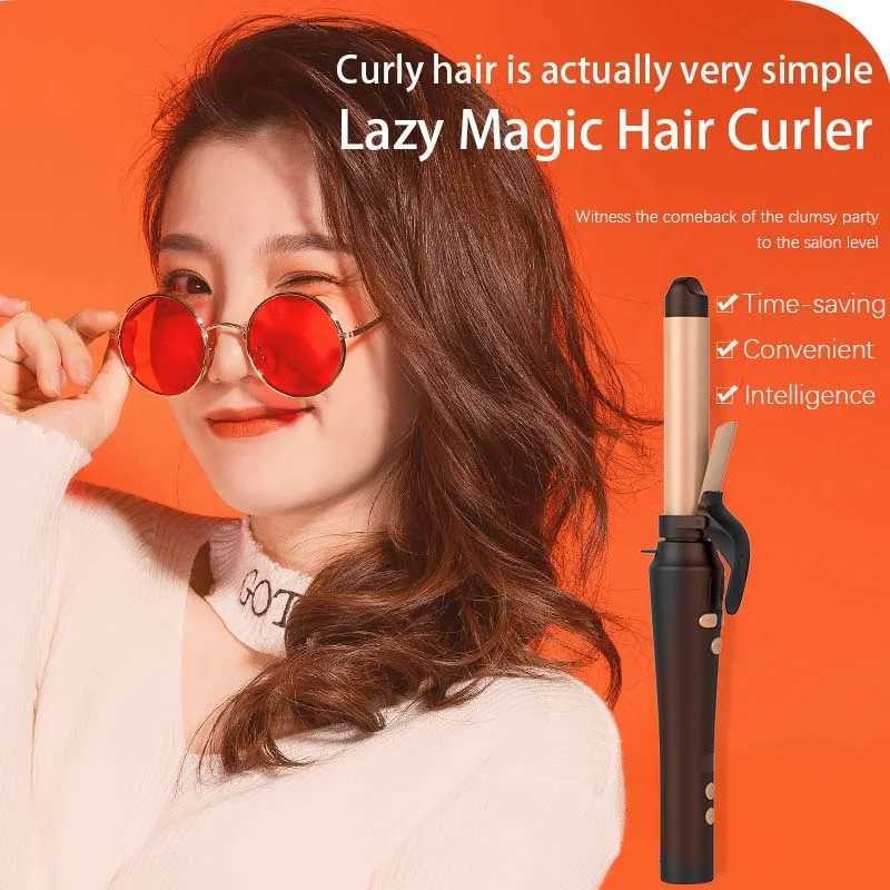 Curling Irons 2024 New Upgraded Automatic Hair Curler Protect Hair Double Layer Heat Shield Smart Anti-Scald Automatic Curling Iron z250304